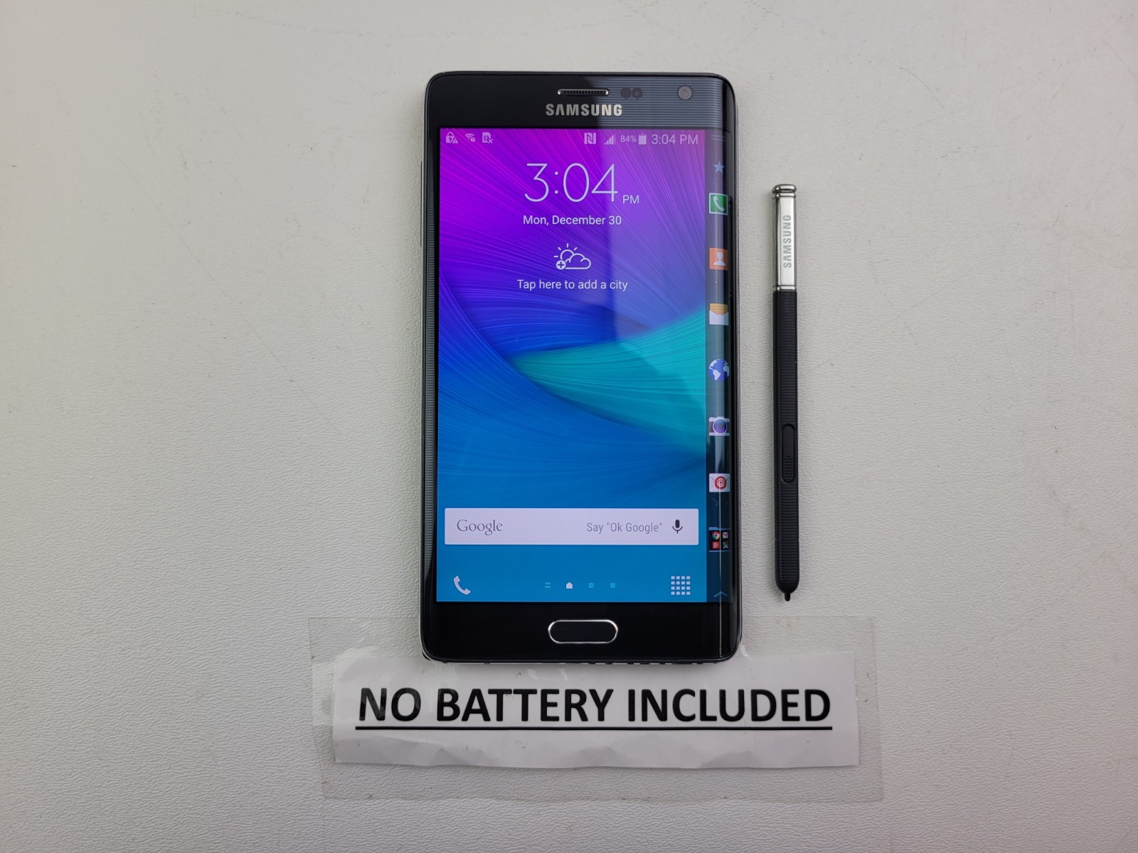 Samsung Galaxy Note Edge (SM-G915A) 32GB – Black (AT&T) – Clean IMEI – H5872