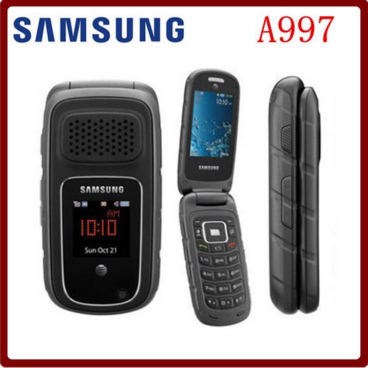 Bluetooth Samsung A997 Rugby III 2G GPS Mp3 Player Flip Phone Cellphone 3.15MP