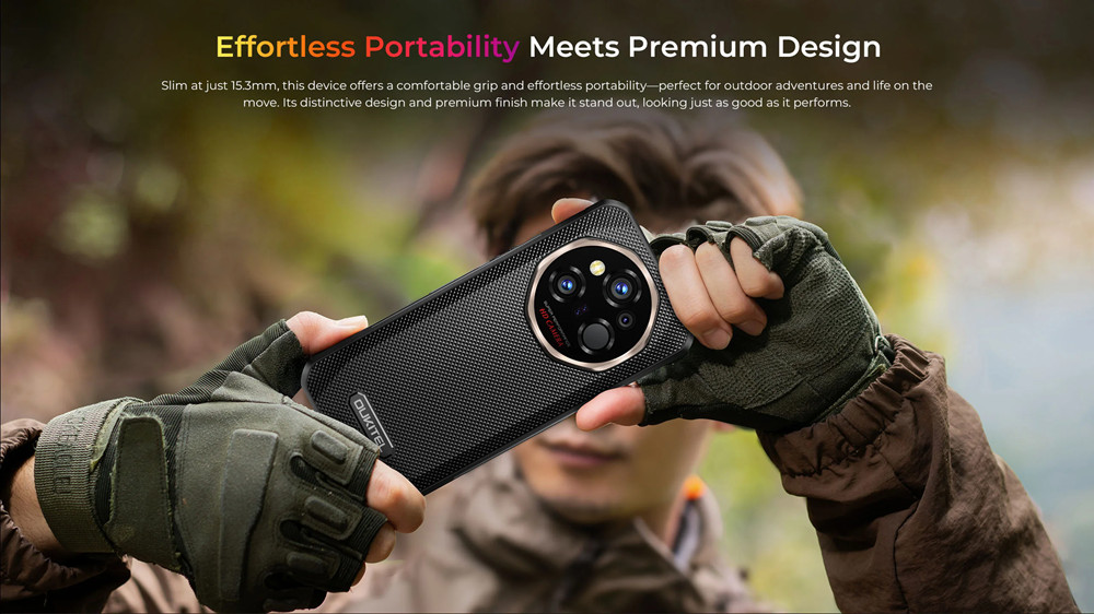 OUKITEL WP55 Ultra 5G Thermal Imaging Rugged Phone 48GB+512GB 11000mAh 108MP