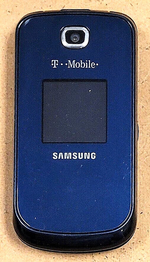 Samsung SGH-T259 – Midnight Blue ( T-Mobile ) Rare Cellular Flip Phone – READ