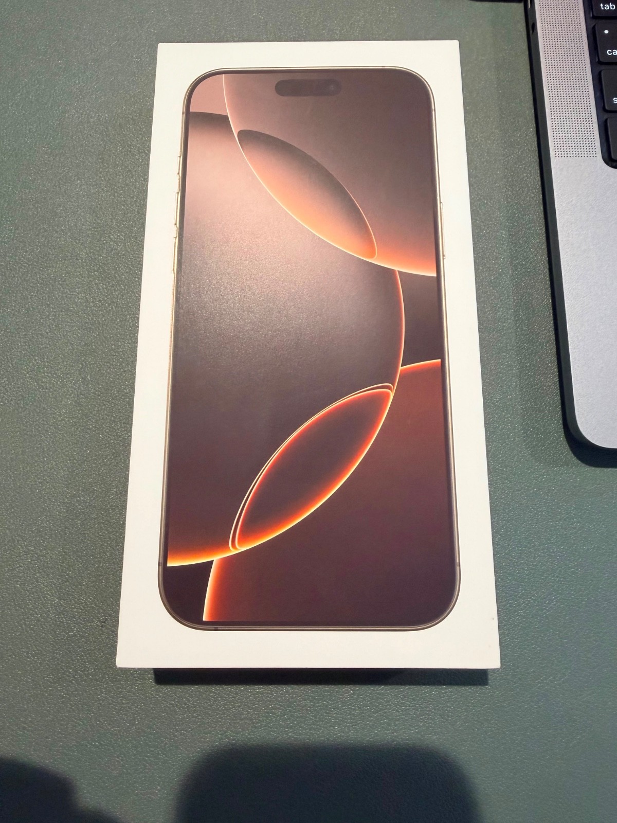Apple iPhone 16 Pro Max — Desert Titanium — 1TB — New & Sealed