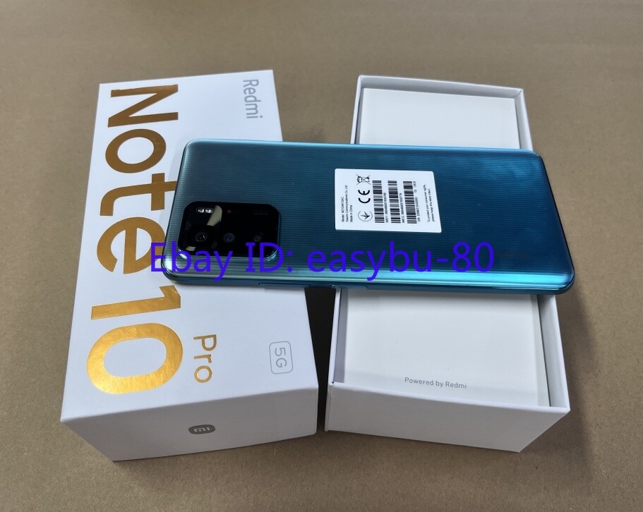 Xiaomi Redmi Note 10 Pro 5G-Dual SIM-64GB -Factory Unlocked-Octa-core-New Sealed