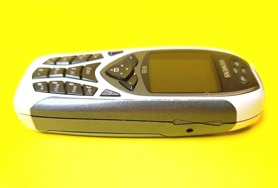 *100% UNTESTED* SIEMENS M55 GSM 2G ONLY BLACK & ORANGE CANDY BAR RARE CELL PHONE