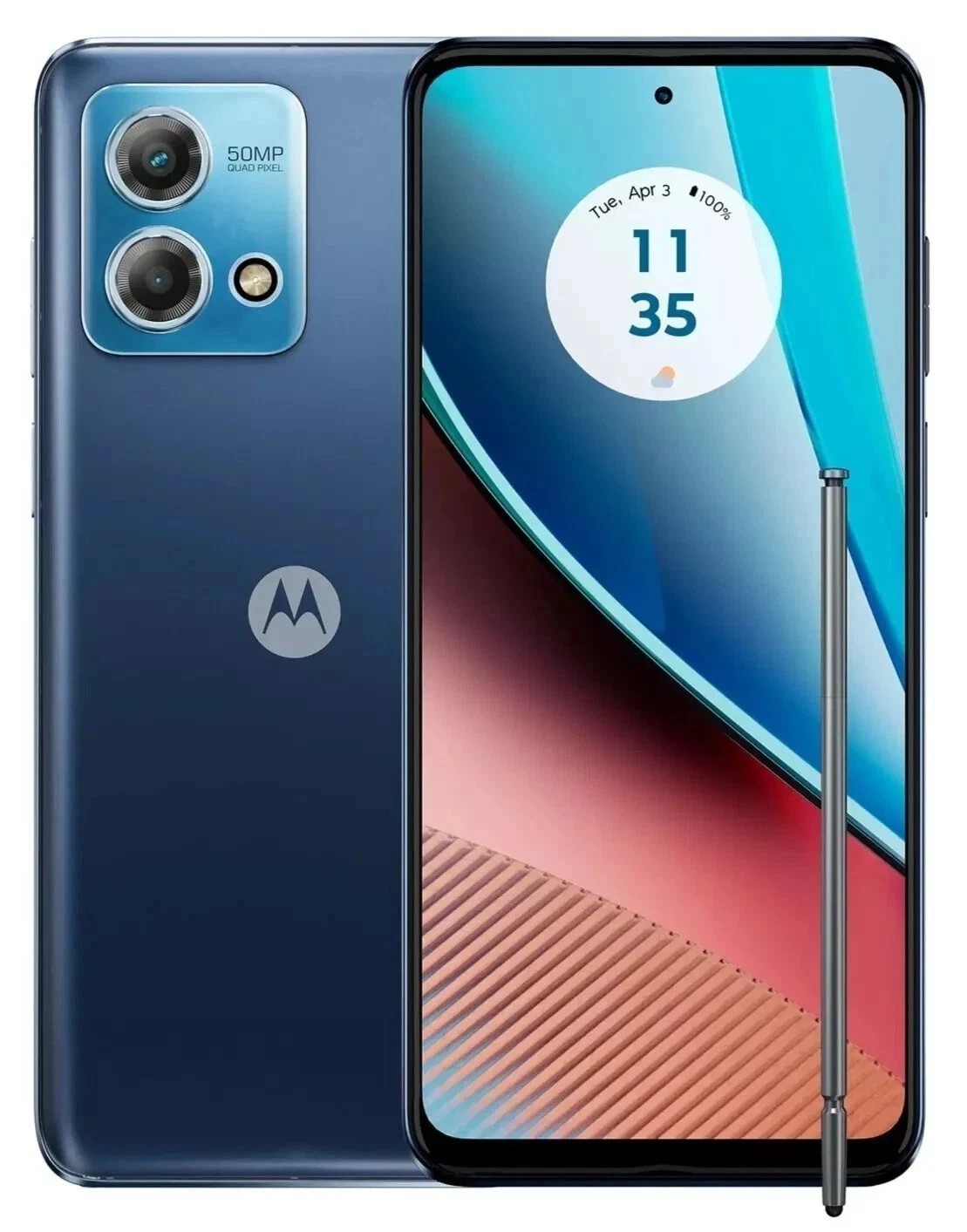 Motorola Moto G Stylus 4G (2023) XT2317DL 64GB TracFone Locked Blue Very Good