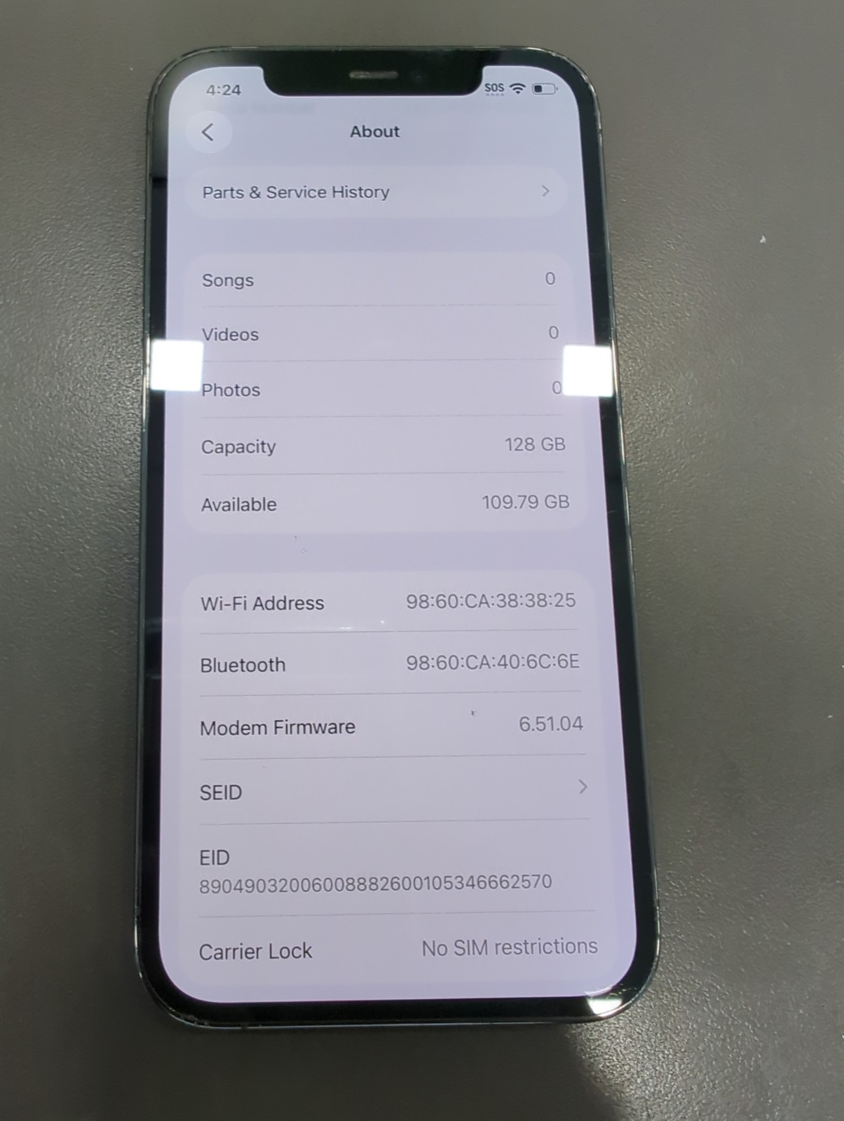 Apple iPhone 12 Pro – 128 GB – Graphite (Unlocked)