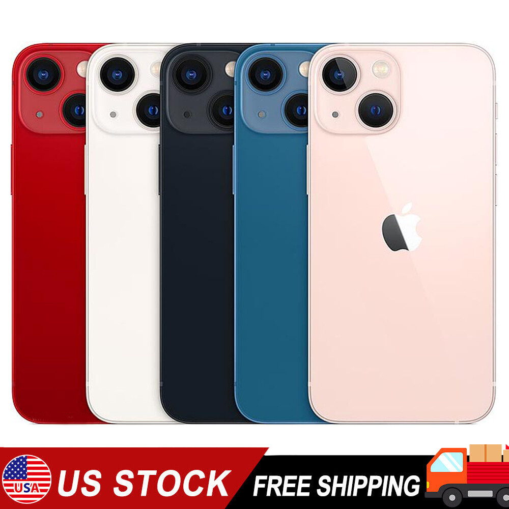 🔵New Sealed Apple iPhone 13 MINI A2481 128GB/256GB Unlocked GSM CDMA Smartphone