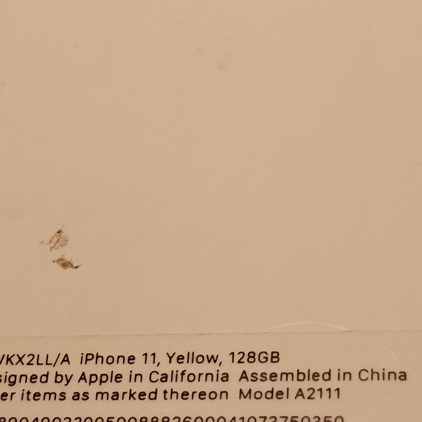 Apple iPhone XR 64GB Yellow 12MP Smartphone FOR PARTS/NOT WORKING