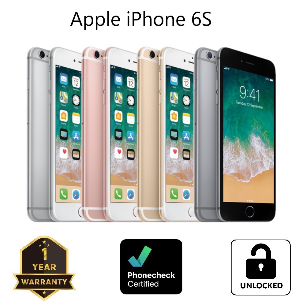 Apple iPhone 6S – 16GB | 32GB | 64GB | 128GB (Unlocked) Smartphone – Good