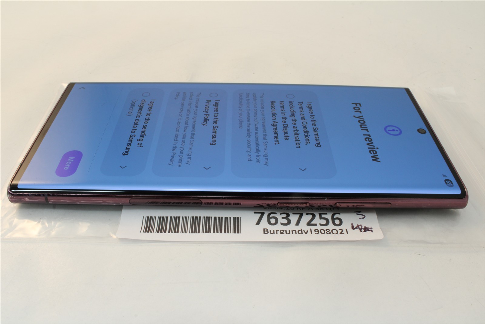 Samsung Galaxy S22 Ultra 256GB Burgundy Unlocked AT&T T-Mobile Verizon 7637256