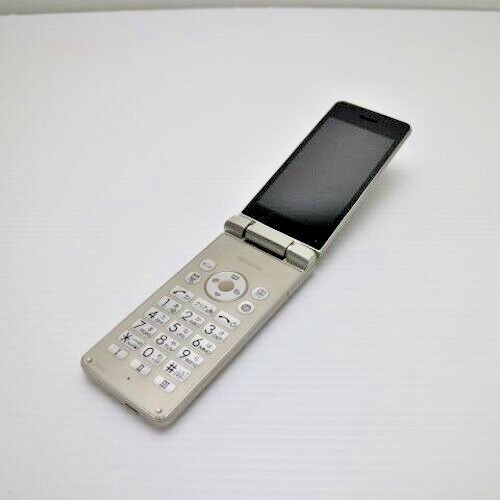 SHARP SH-02L AQUOS KEITAI Gold ANDROID FLIP PHONE UNLOCKED Sim Free from Japan