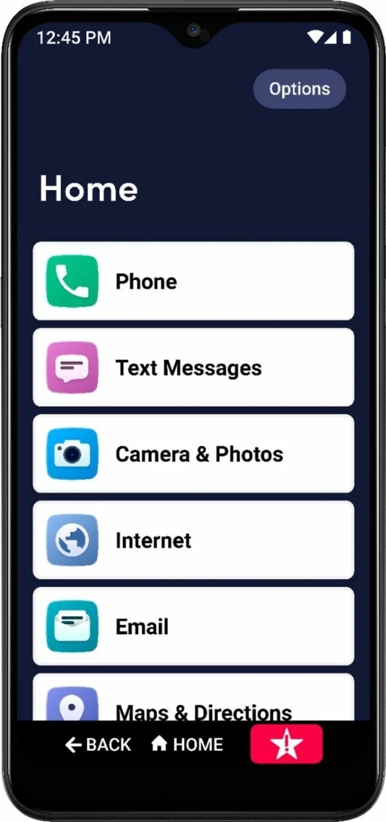Lively Jitterbug Smart3 Smartphone for Seniors, 6.2″ Screen – Black NEW
