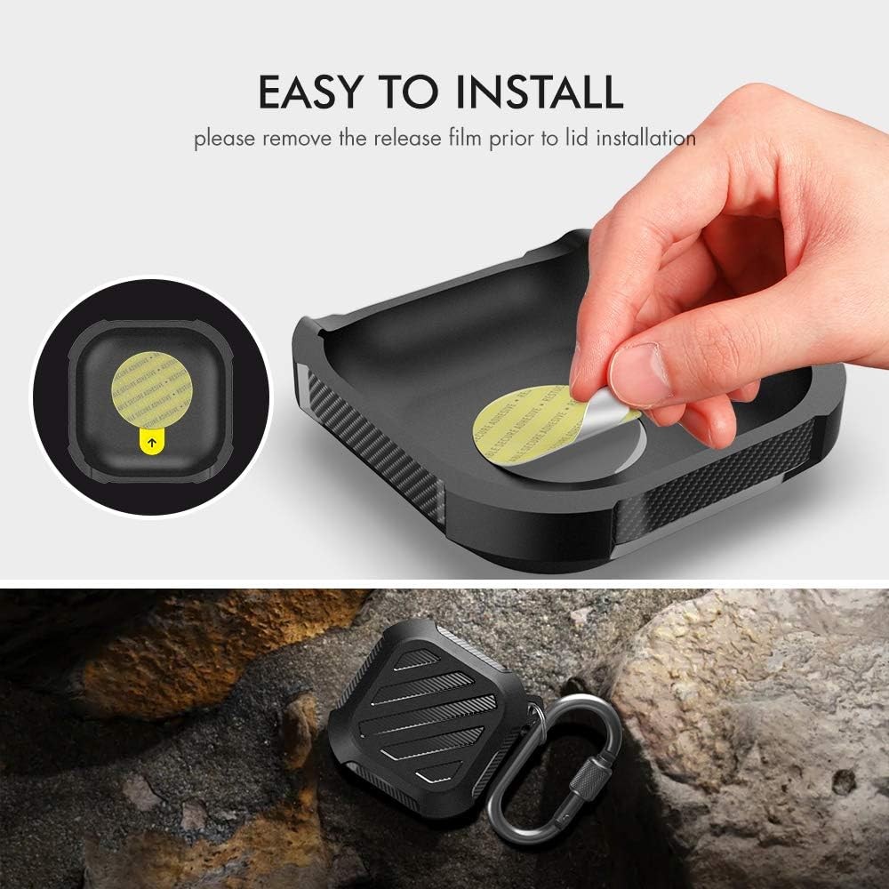 Samsung Galaxy Buds FE (2023) Protective Case – Shock-Proof Wireless Charging Bl