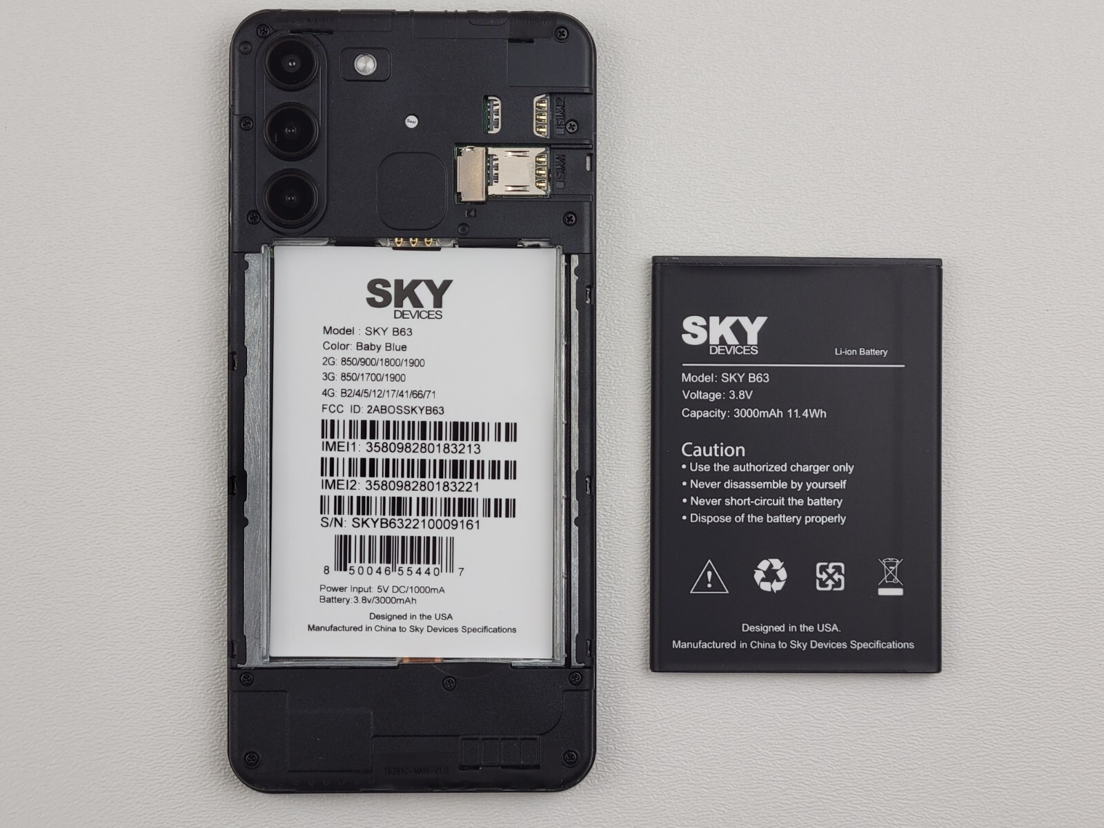 SKY Devices Elite B63 – 16GB – (GSM Unlocked) Dual SIM Android Smartphone