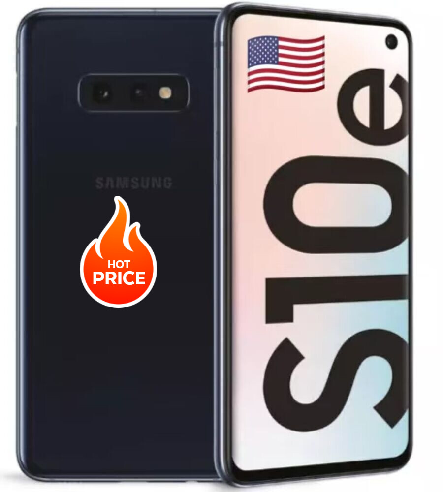 Samsung Galaxy S10e SM-G970U 12.0MP 256GB+6GB GSM/CDMA Unlocked Phones-BLACK US