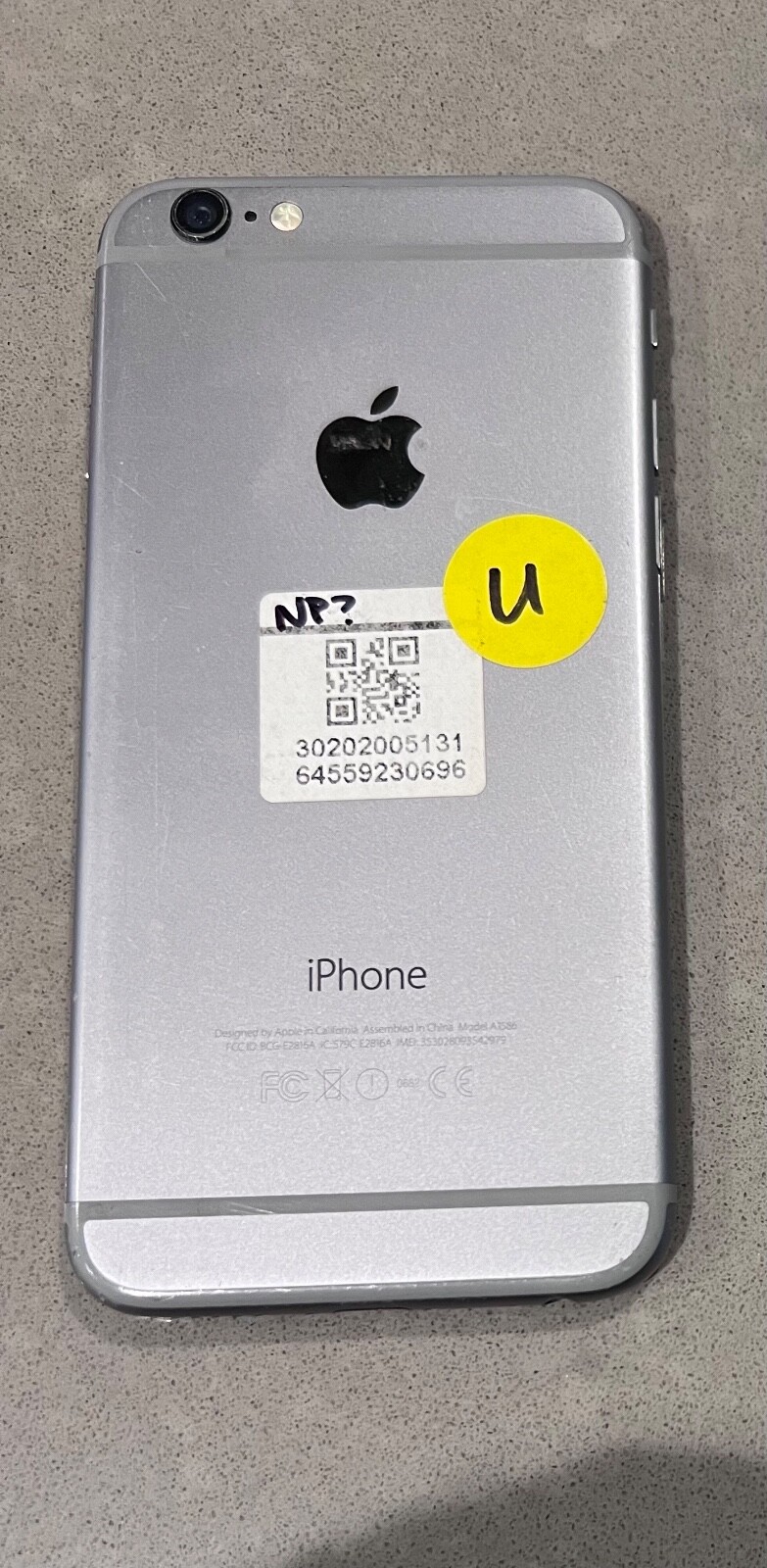 As-is Defective Apple iPhone 6 A1549 16GB – A18