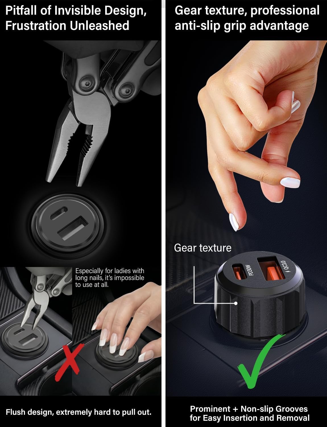 2-Pack 52.5W Dual Port USB Fast Car Charger for iPhone 17 16 Pro Max, Cable Incl