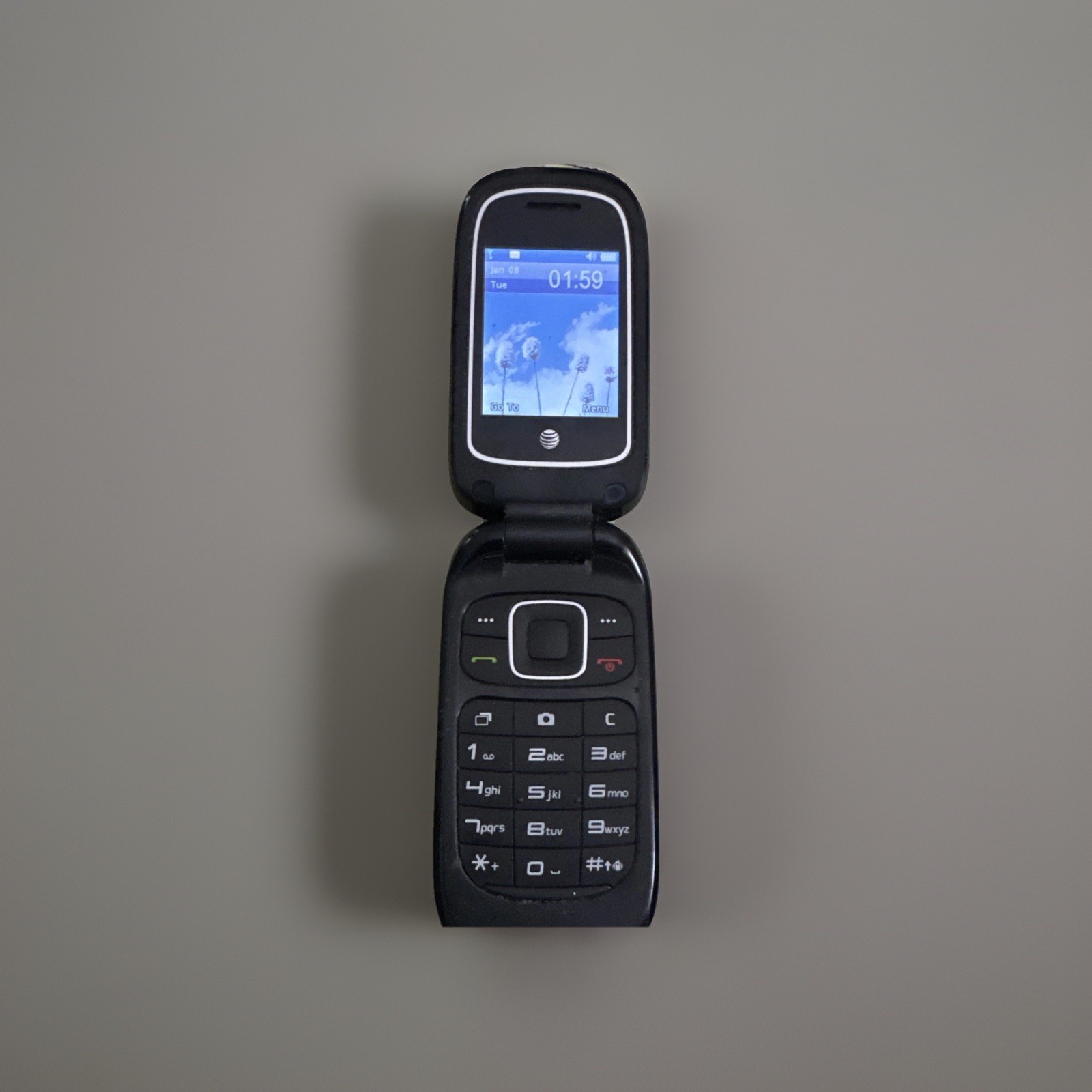 AT&T Cingular Model 2222 ,Flip IV Phone 4 GB, Black (Read)