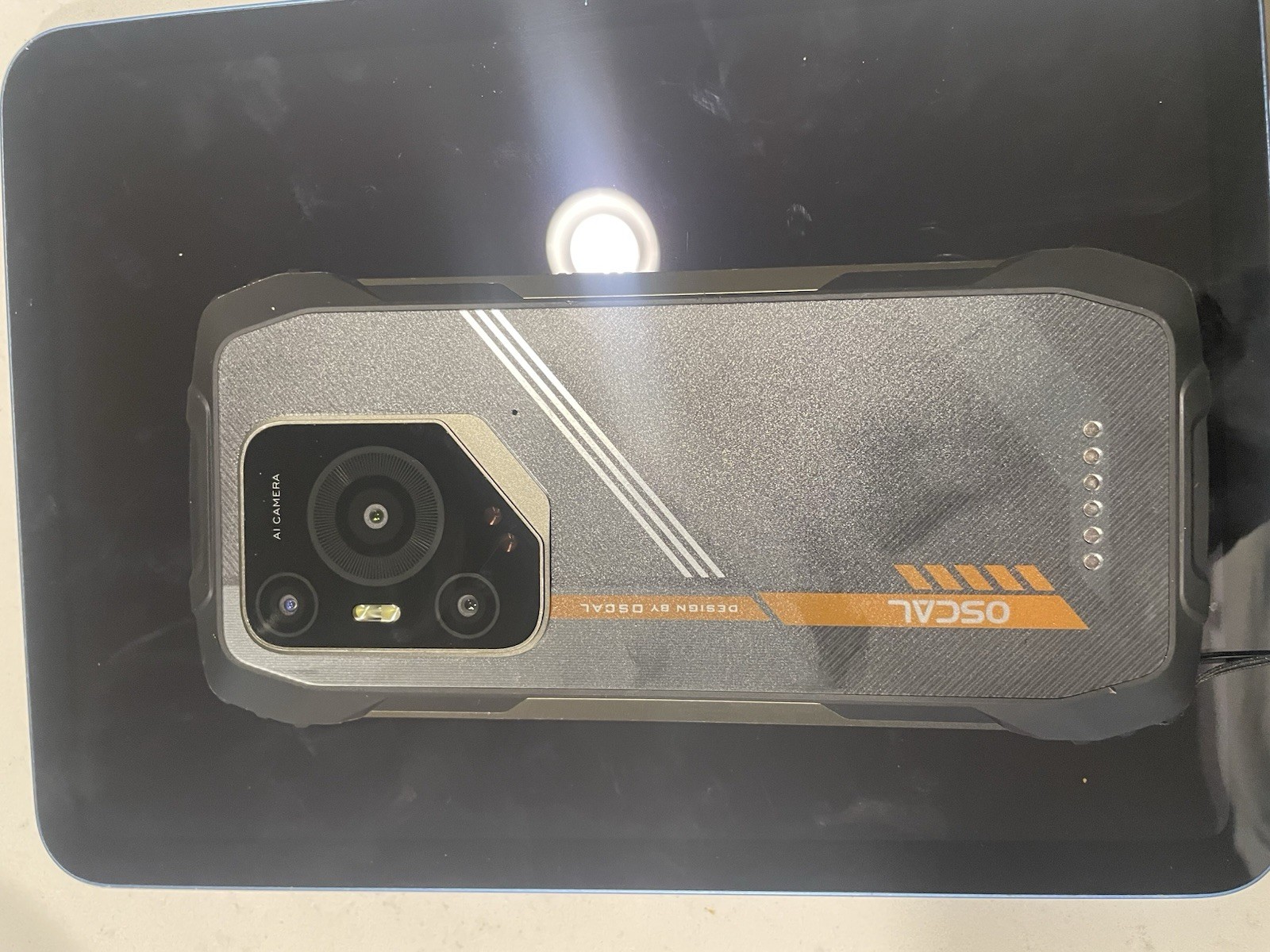 OSCAL Rugged Smartphone, Bar Style Mobile Phone, Gray/Black Color