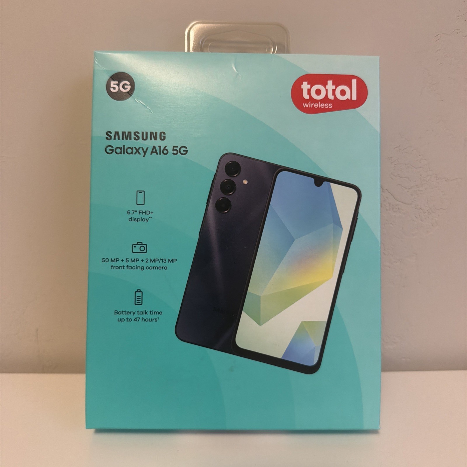 Samsung Galaxy A16 5G 128GB Black Total Wireless Locked 50 MP Camera NEW SEALED