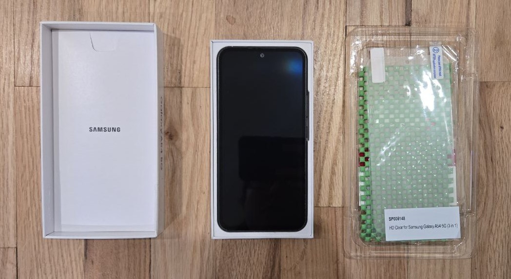Samsung Galaxy A54 – 128 GB – Awesome Graphite (Unlocked) & Accessories
