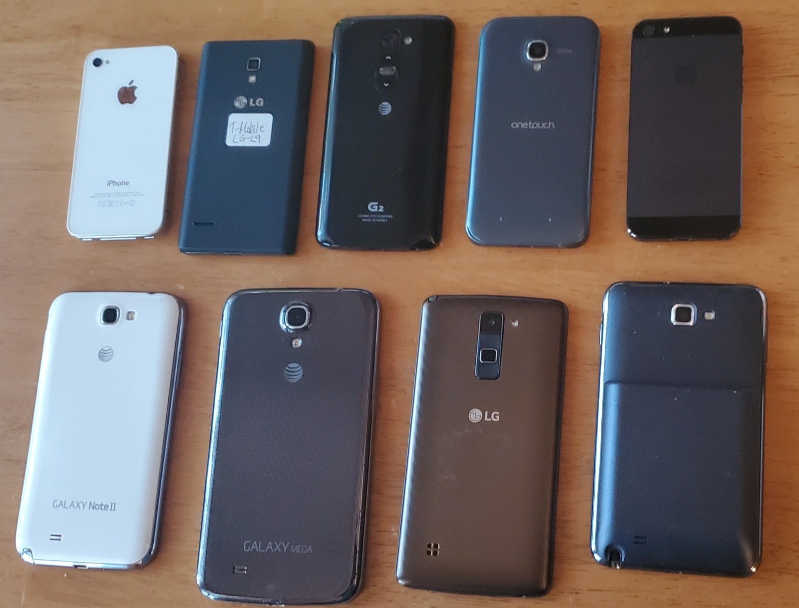 SALE! Lot 9 Samsung Galaxy & iPhones & LG *NO CRACKS Front or Back!! READ