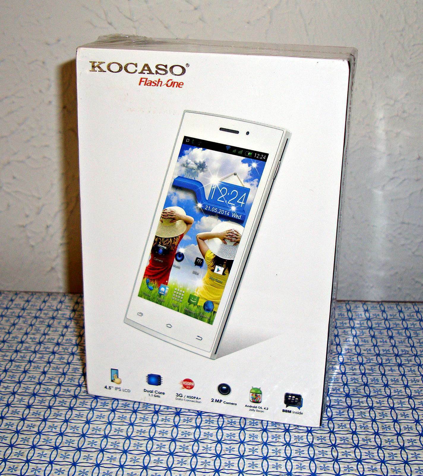 【NEW】KOCASO FLASH ONE 3G SMARTPHONE, ANDROID OS, 4.5″ LCD,DUAL CORE,DUAL SIM,GPS
