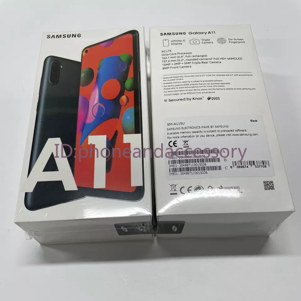 New Sealed Unlocked Original Samsung Galaxy A11 SM-A115U 32GB+2GB Smartphone