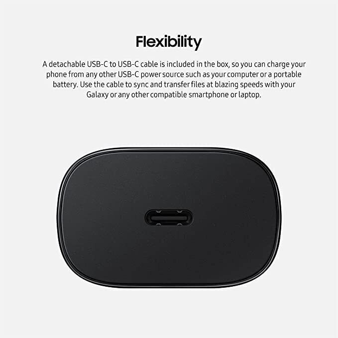 45w Type USB-C Super Fast Wall Charger+6FT Cable For Samsung Galaxy S23 S22 S21D