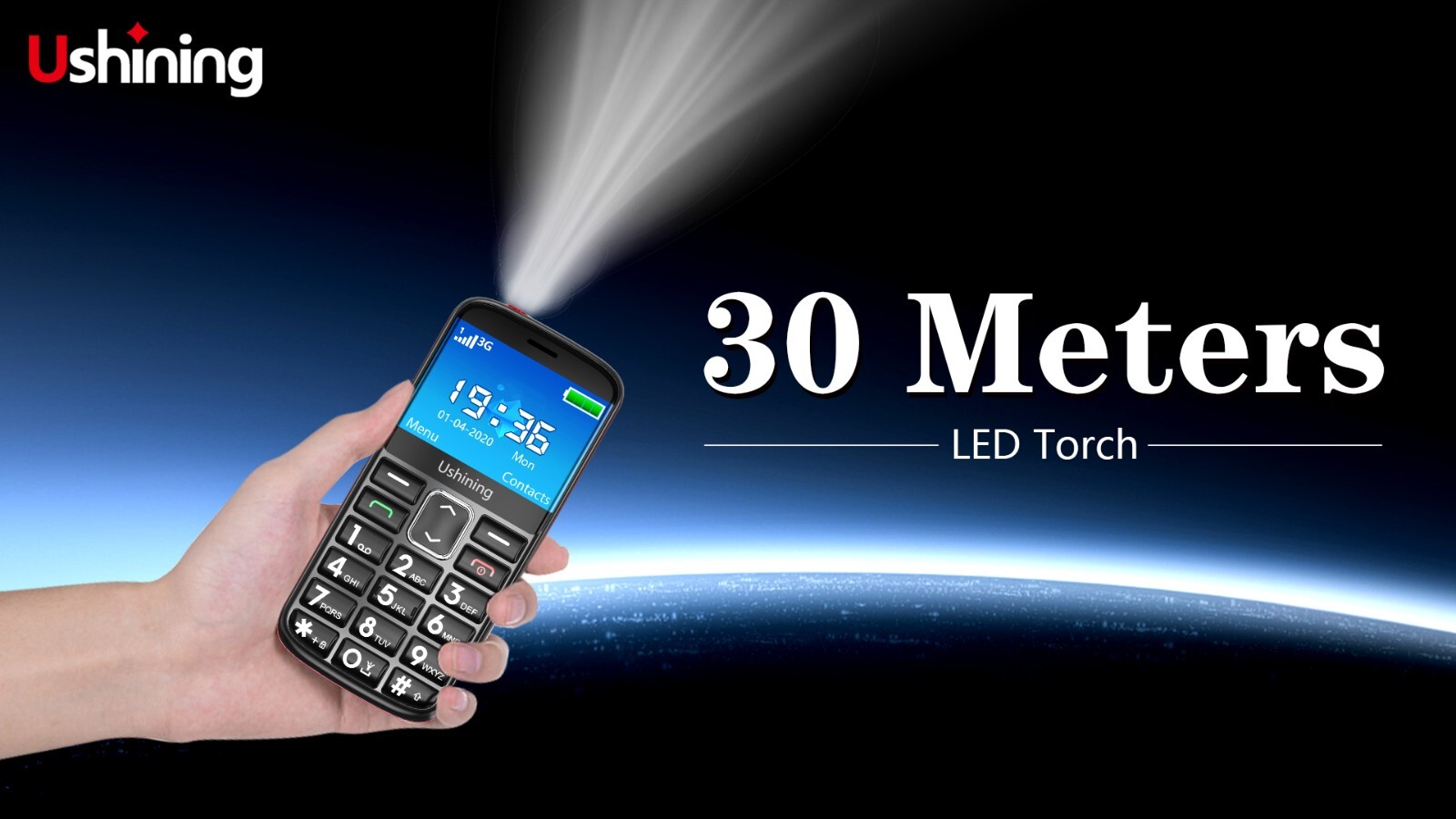 Ushining 3G Unlocked Cell Phone for Senior & Kids, Easy-to-Use Big Button