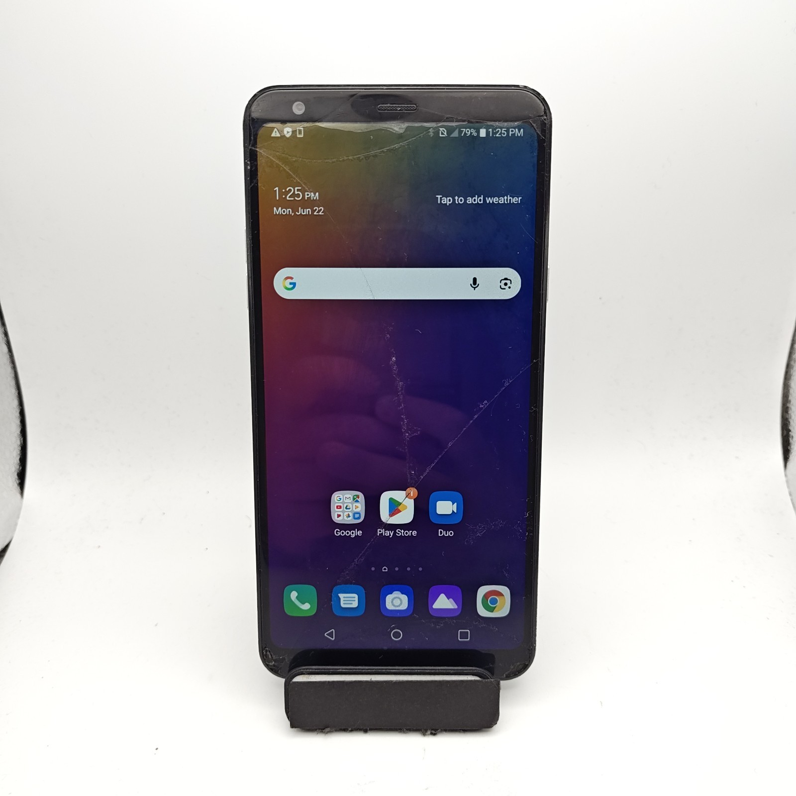 LG Stylo 5 Q720PS Smartphone (Boost Mobile) – 32GB White – CRACKED #3817