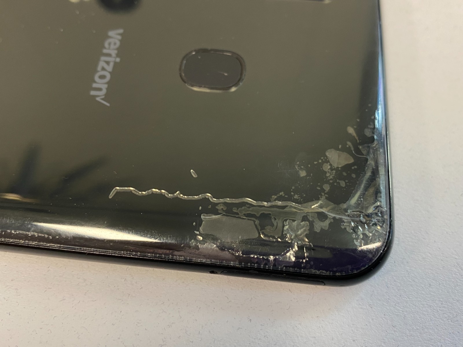 Samsung Galaxy A20 32GB SM-A205U Verizon Black – Back Panel Damage PARTS