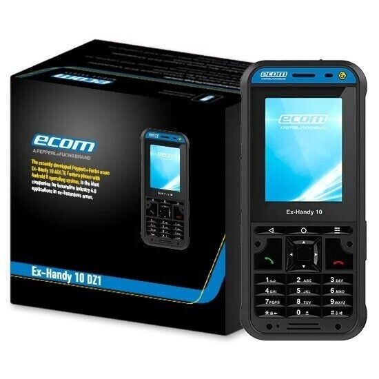 Ex-Handy 10 ROW DZ1 Zone 1/21 DIV 1 Ecom Intrinsically Safe 4G UNLOCKED GSM BOX