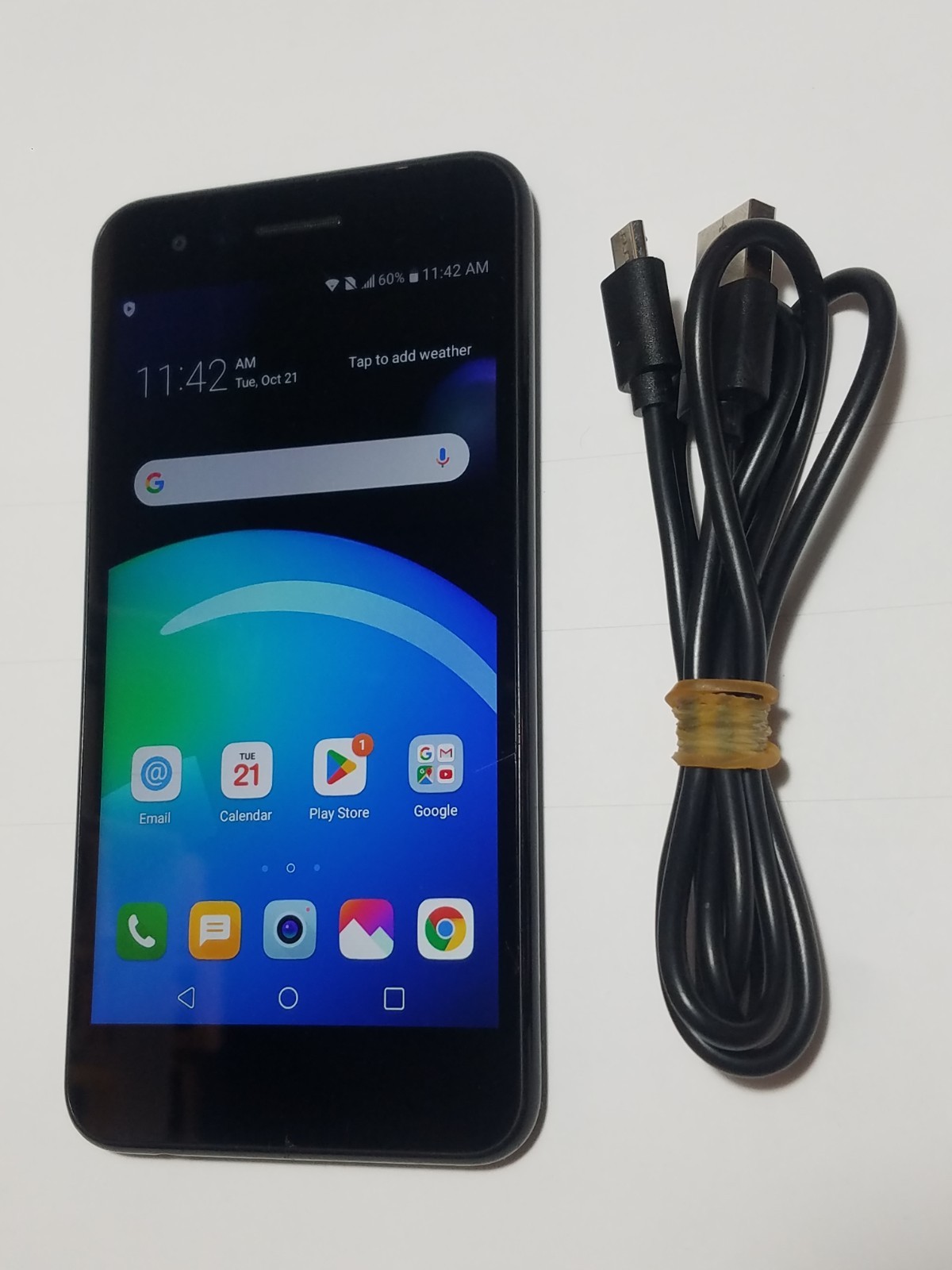 At&t Cricket H20 Wireless LG LM-X210APM Phoenix 4 Android Prepaid Cell Phone