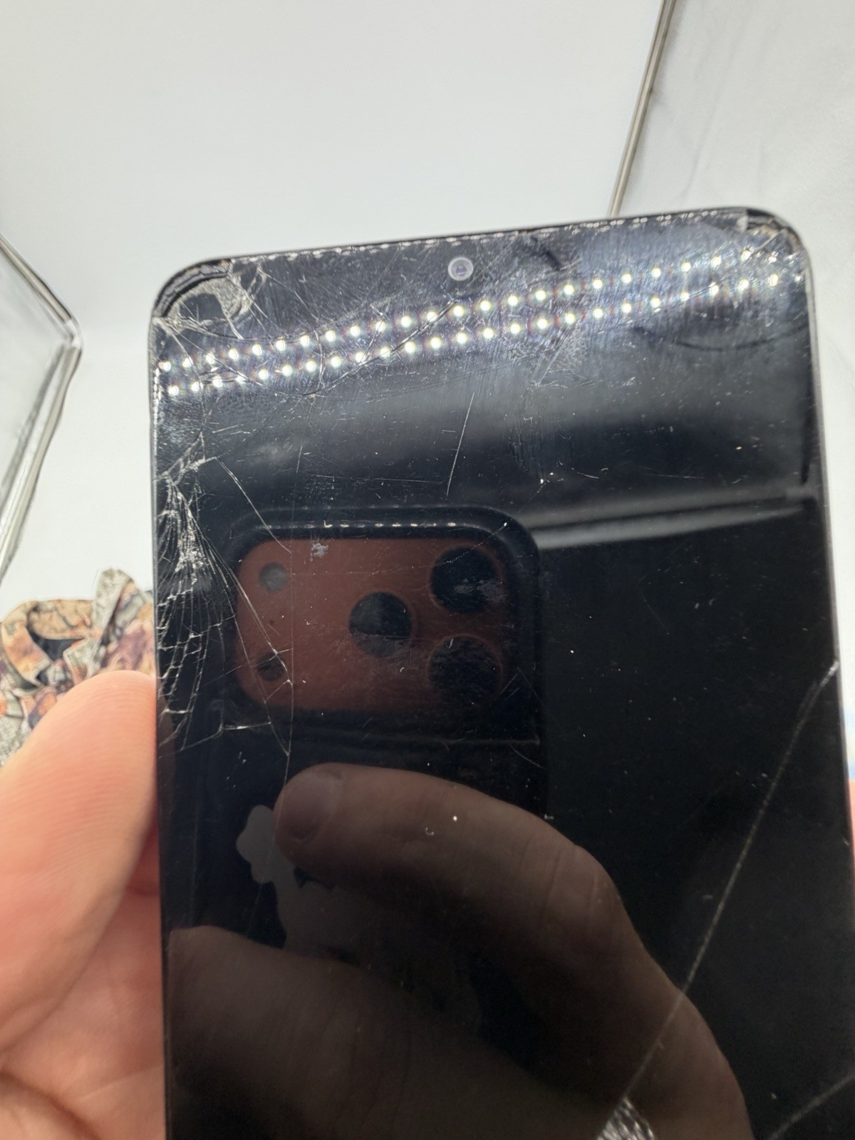 Samsung Galaxy A12 Smartphone SM-A125U Blue AIO Cellphone For Parts (Read Desc)