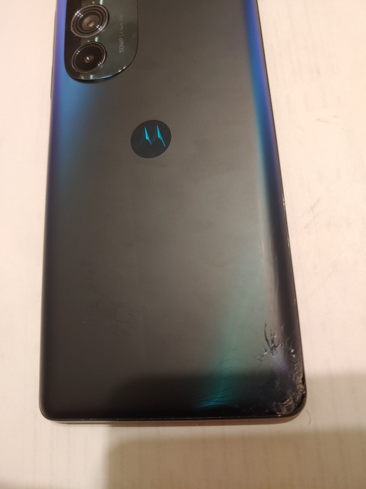 *READ* Motorola Edge Plus XT2201-3 Phone Factory Unlocked 512GB, Cosmos Blue