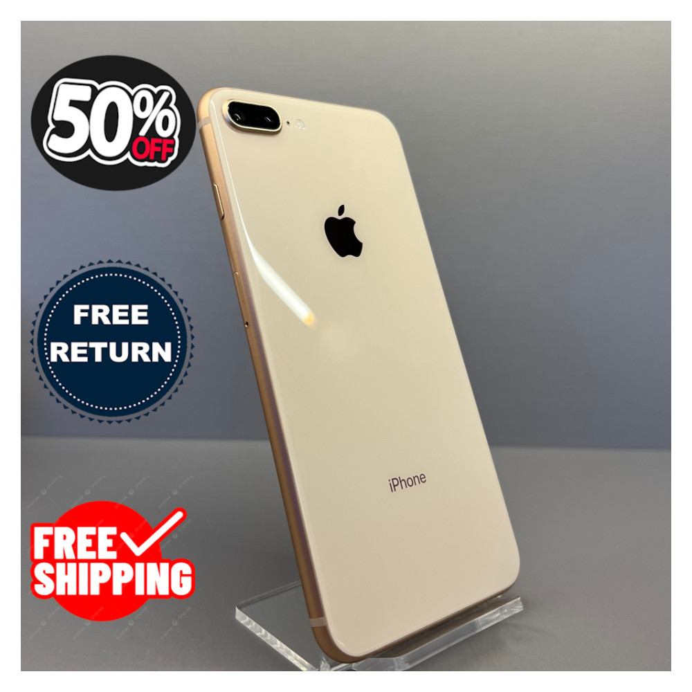 Apple iPhone 8 Plus 64GB Unlocked – Gold, Red, Silver – Free Shipping