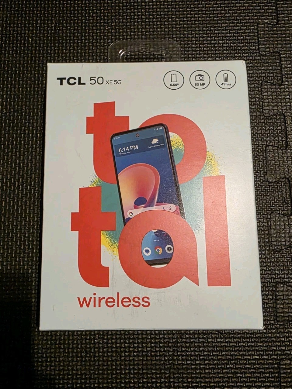 TOTAL WIRELESS TCL 50 XE 5G 6.56″ HD Display 50MP Camera 128GB NEW SMARTPHONE