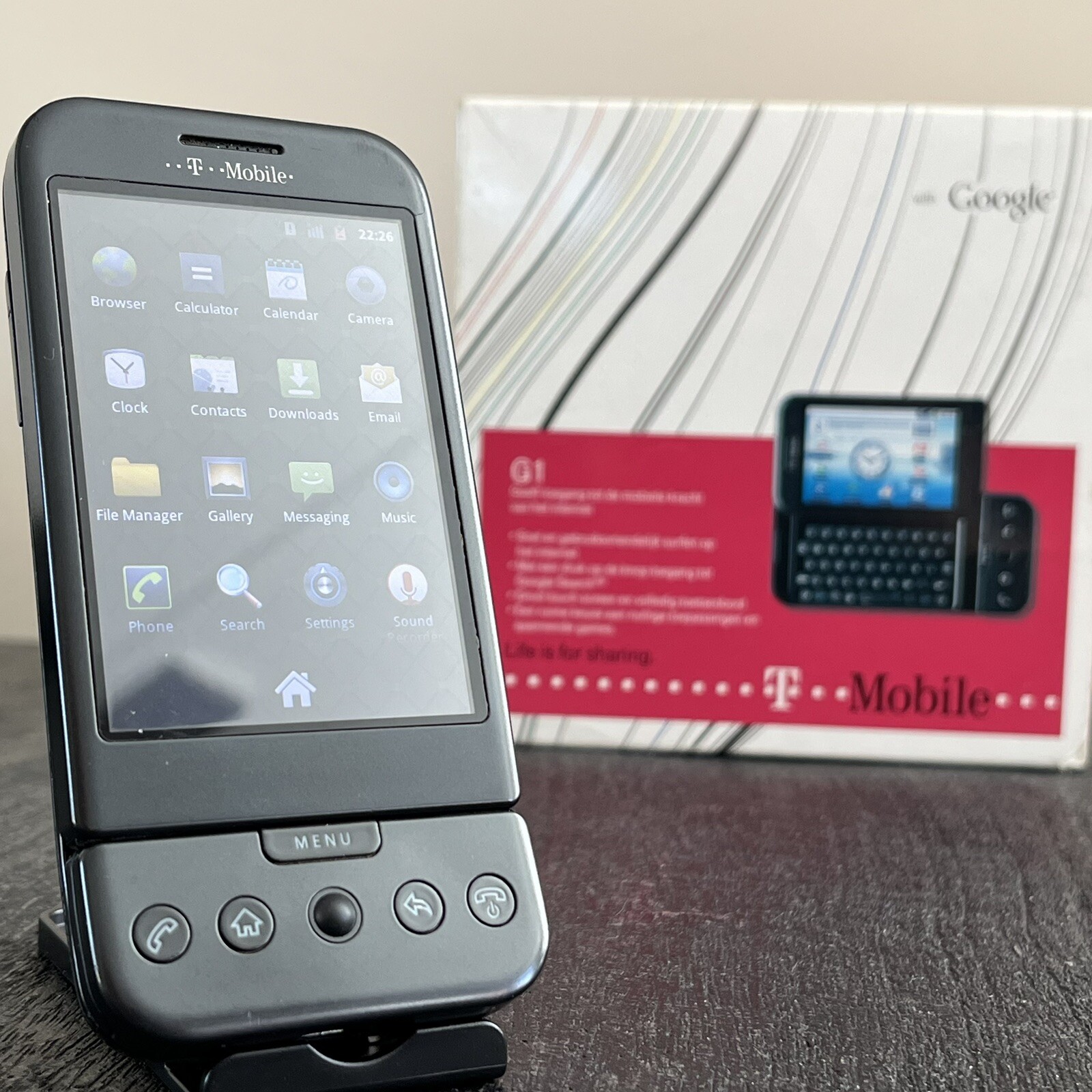 T-Mobile Google G1 Black complete in box