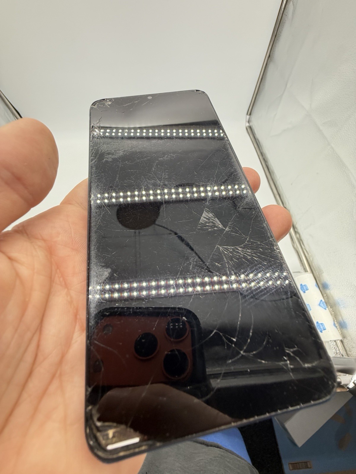 Samsung Galaxy A12 Smartphone SM-A125U Blue AIO Cellphone For Parts (Read Desc)
