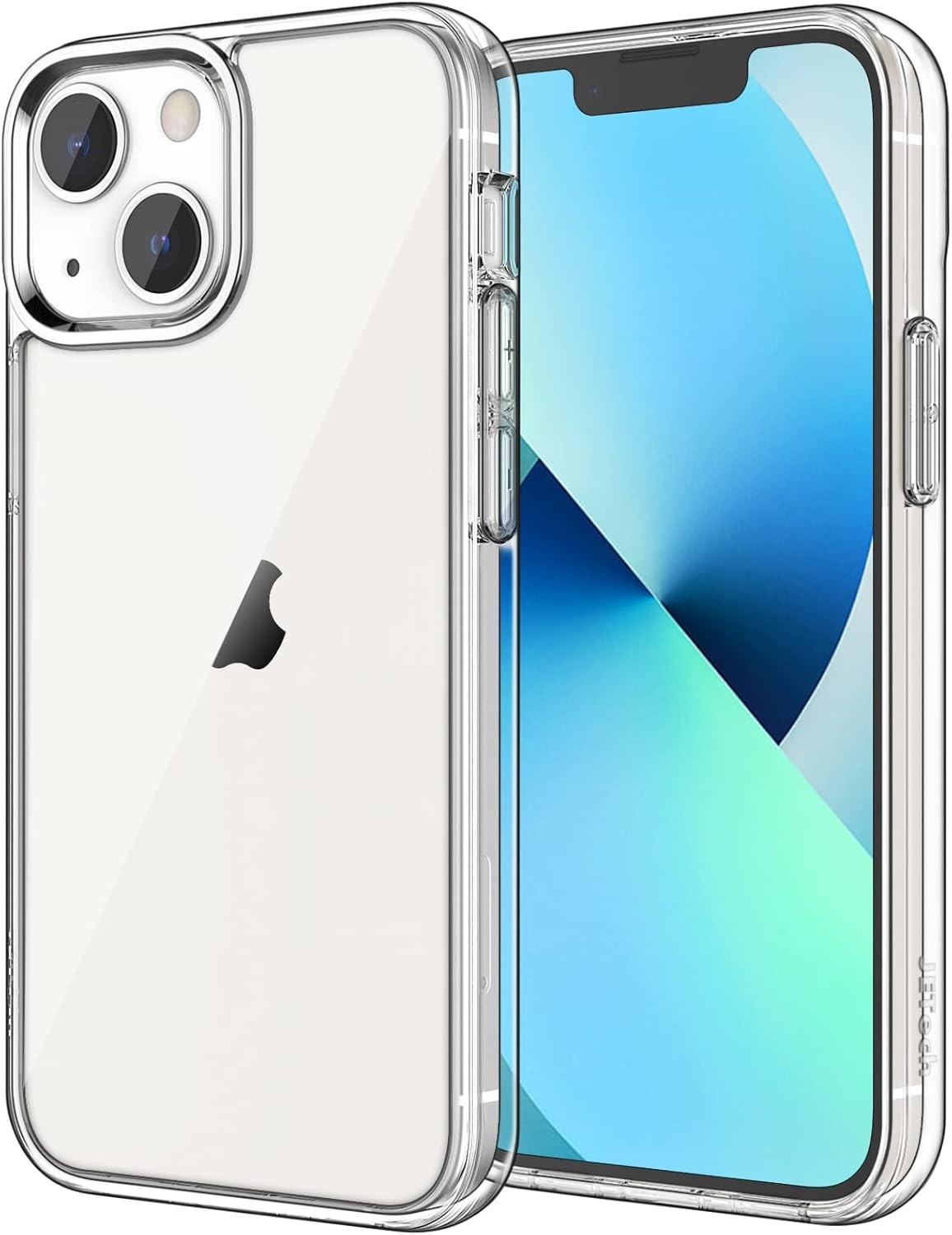 Shockproof Bumper Cover Case for iPhone 13 6.1-Inch, Clear, Non-Yellowing Design