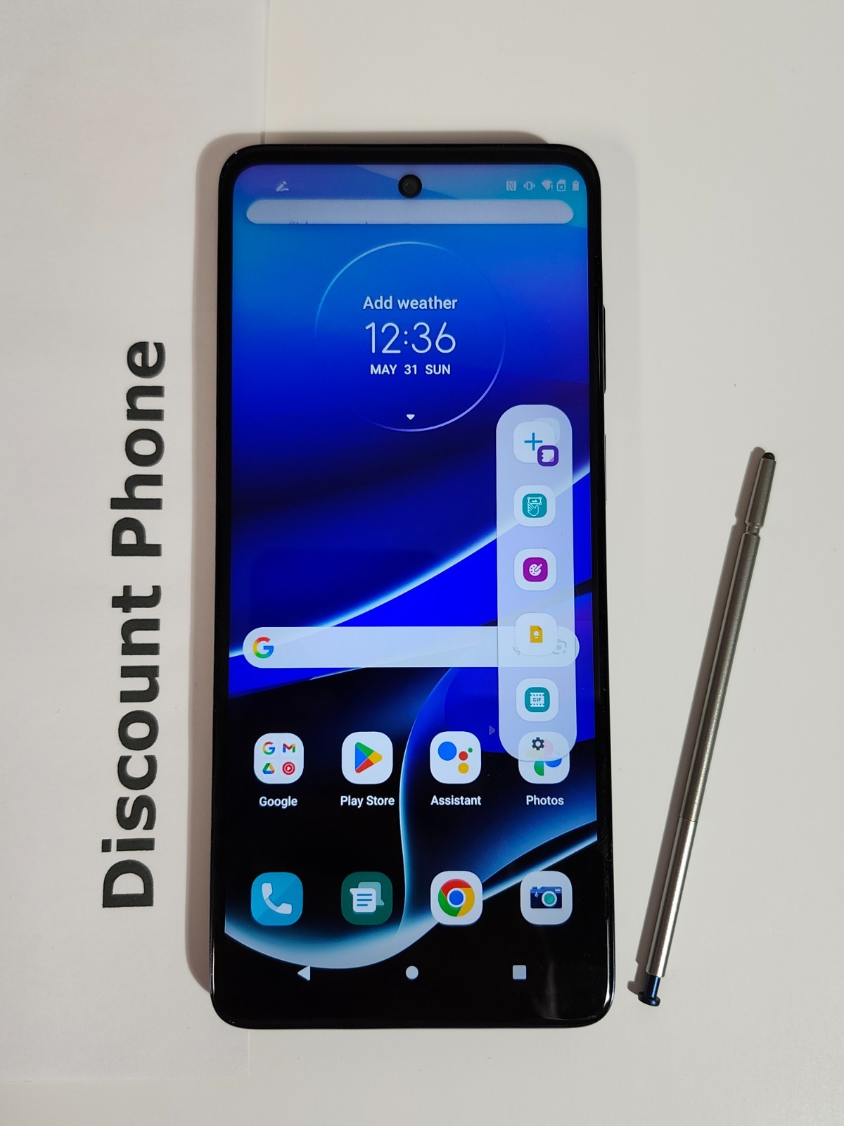 Motorola Moto G Stylus 5G 2nd Gen 128GB Metallic Black Blue Unlocked