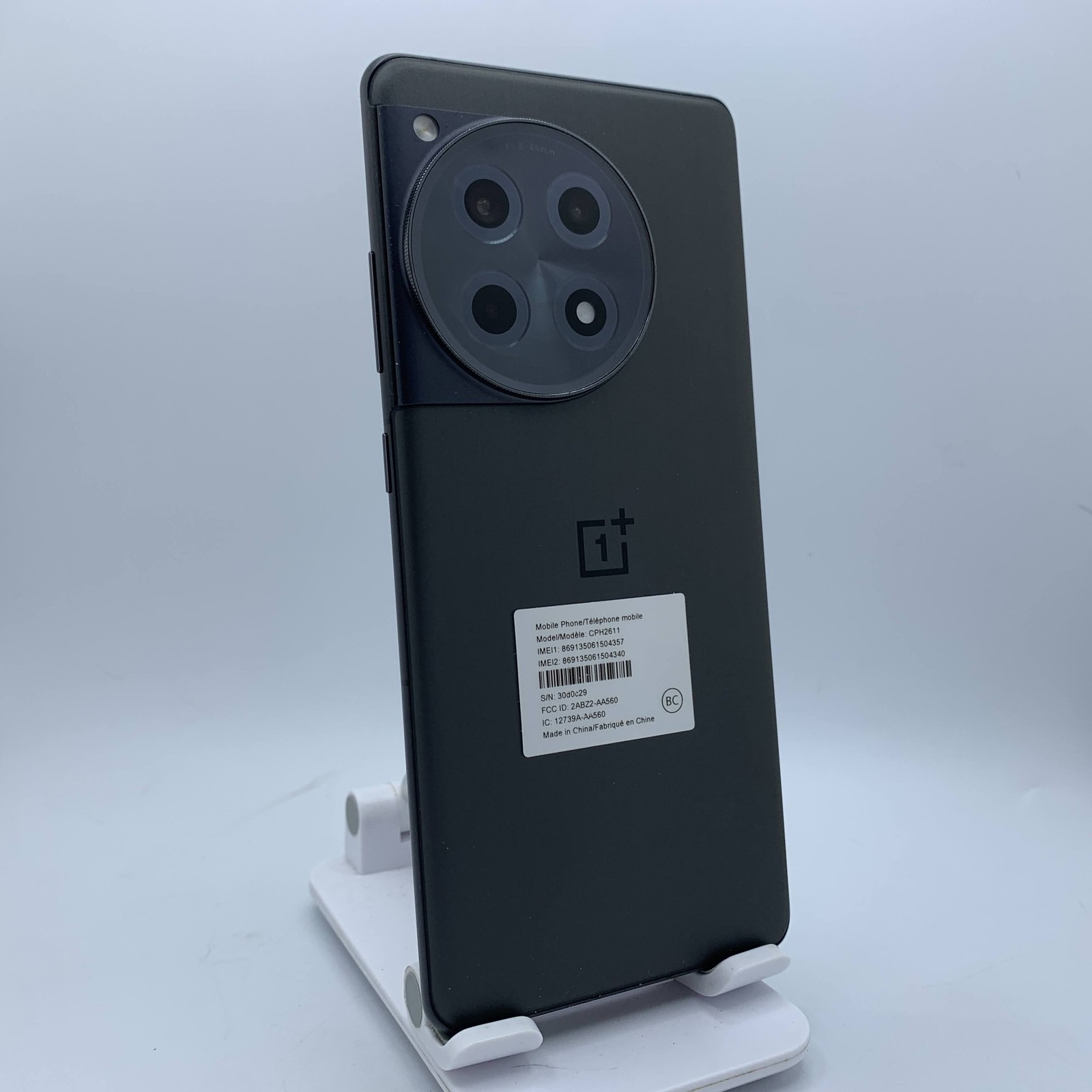 OnePlus 12R CPH2611 256GB Unlocked Iron Gray – Open Box Condition