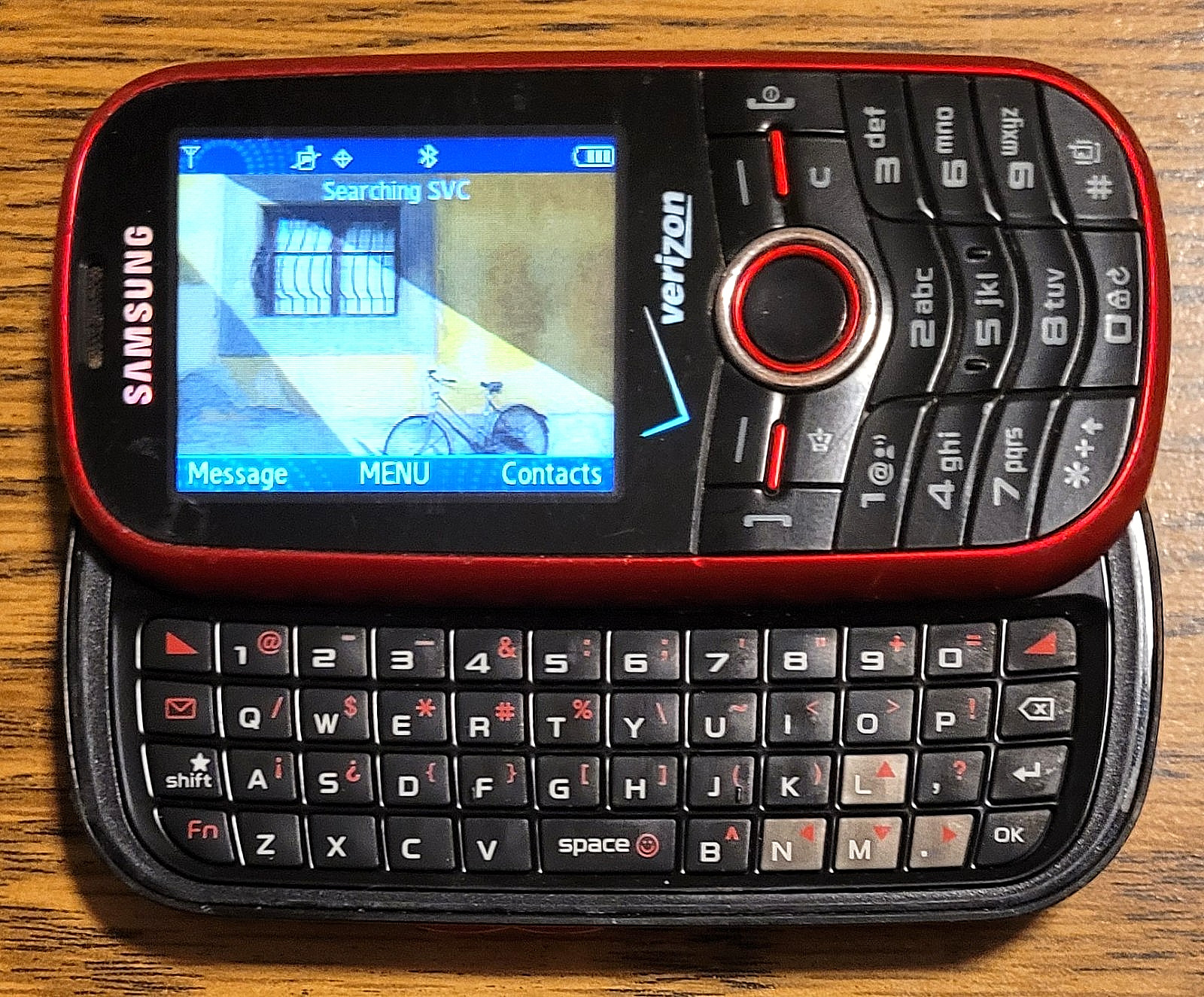 Samsung Intensity SCH-U450 – Red and Black ( Verizon ) Slider Phone – Boxed