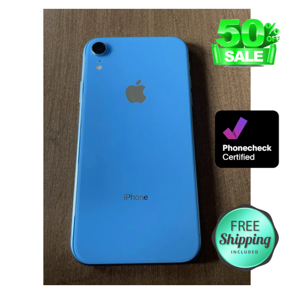 Apple iPhone XR 64GB GSM Unlocked Verizon Spectrum Att TMobile iOS Very Good