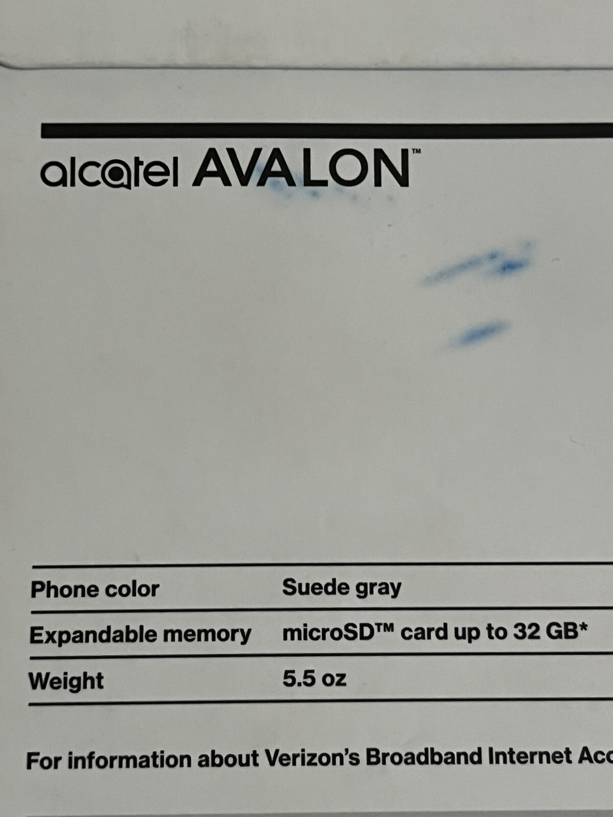 NEW Alcatel Avalon Verizon Prepaid Smart Phone