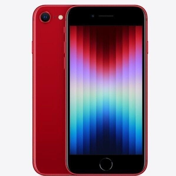 Apple iPhone SE 3rd Gen (2022) Black A2595 5G 64GB Factory Unlocked All Carriers