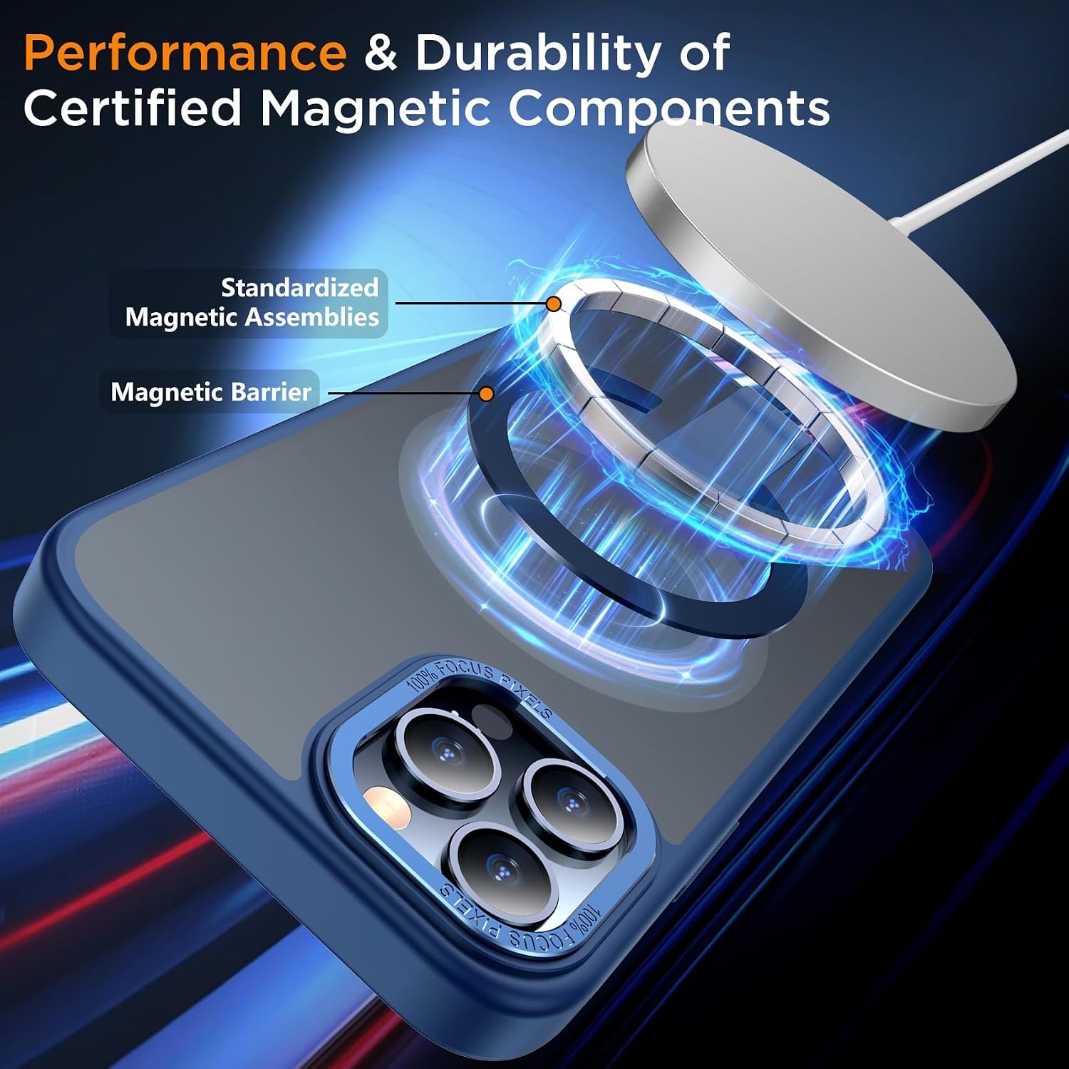 iPhone 12 Pro Max Case with Kickstand, Anti-Slip Shockproof Military-Grade Prote