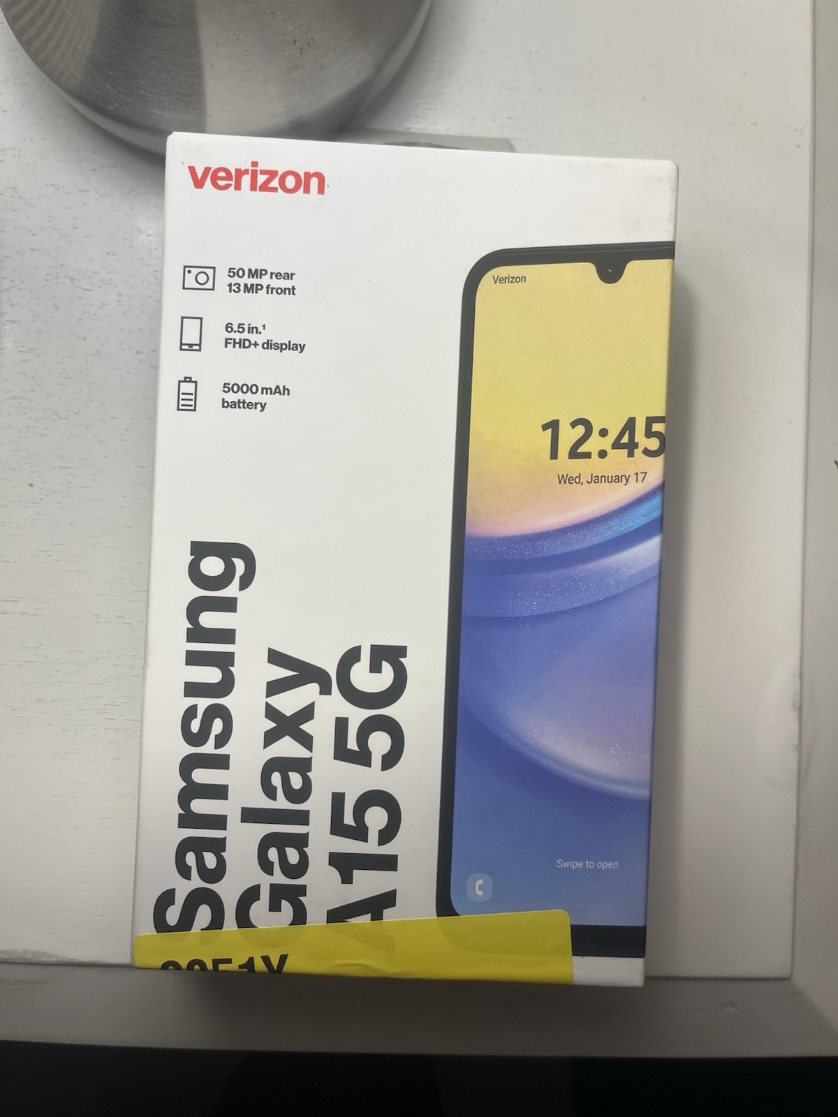 Samsung Galaxy A15 5G – 64GB – Blue Black (Verizon) Brand New Factory Sealed