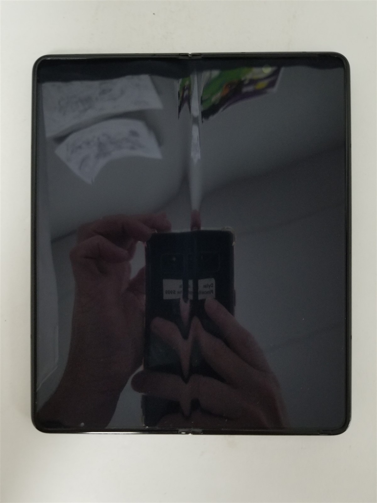 Samsung Galaxy Z Fold5 1TB Black SM-F946U1 (Unlocked) Damaged zD2724