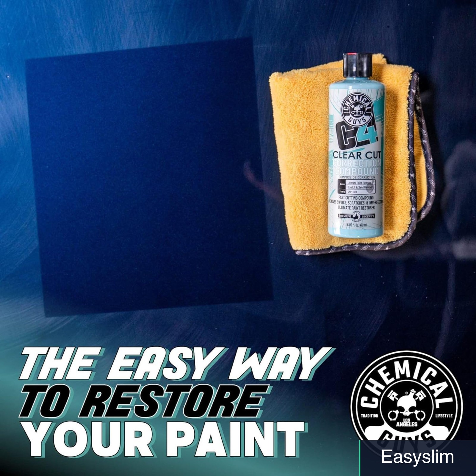Paint Correction Kit 2×16 oz Compound and Polish Clear Coat Safe